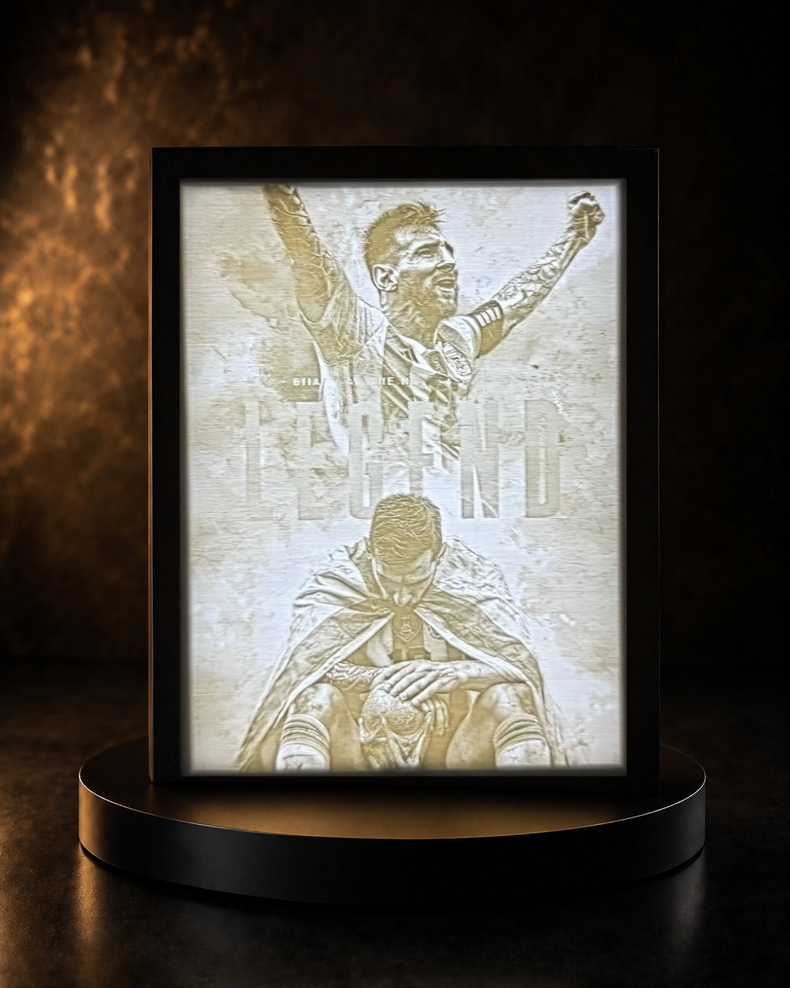 Lampada Litofania Messi