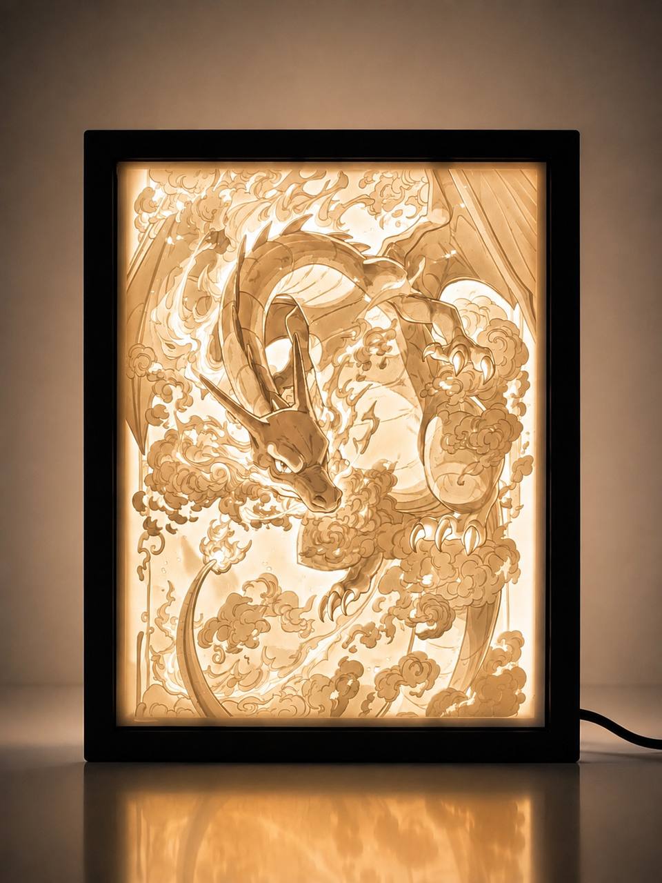 Lampada Litofania - Charizard Pokémon