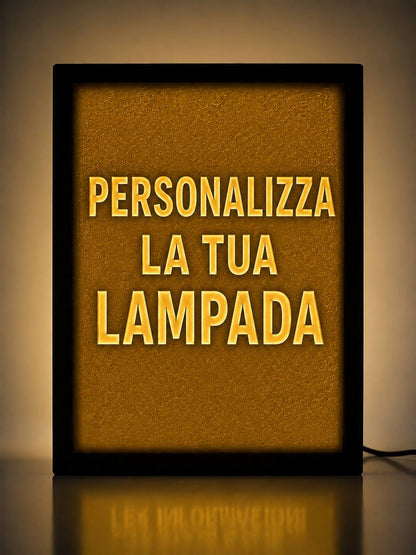 Lampada Litofania - Personalizzata