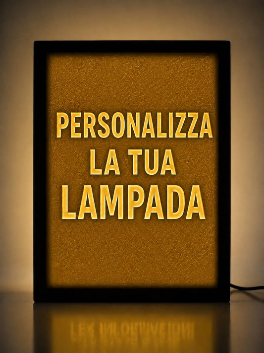 Lampada Litofania - Personalizzata